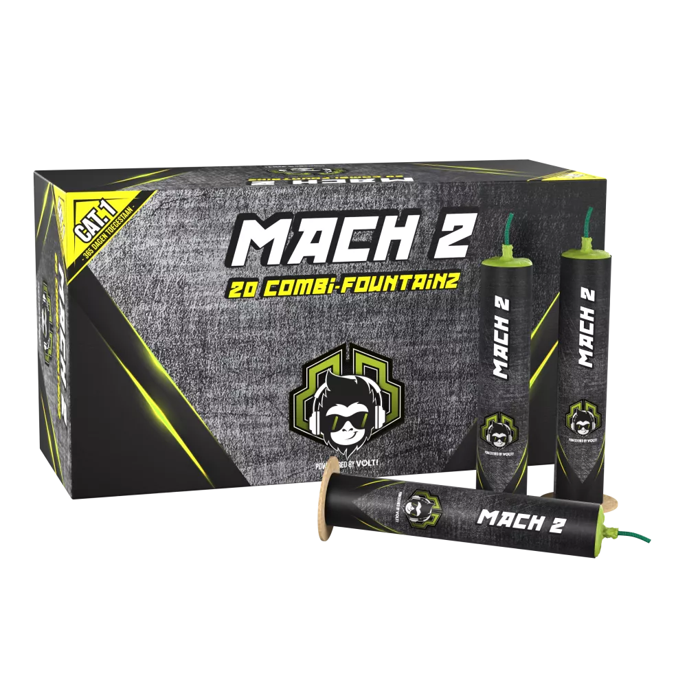 Mach 2 - Cat 1 Fountains - HBL Fireworks