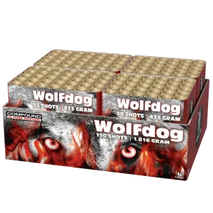 Wolfdog - 130 Shots - 25MM - HBL Fireworks