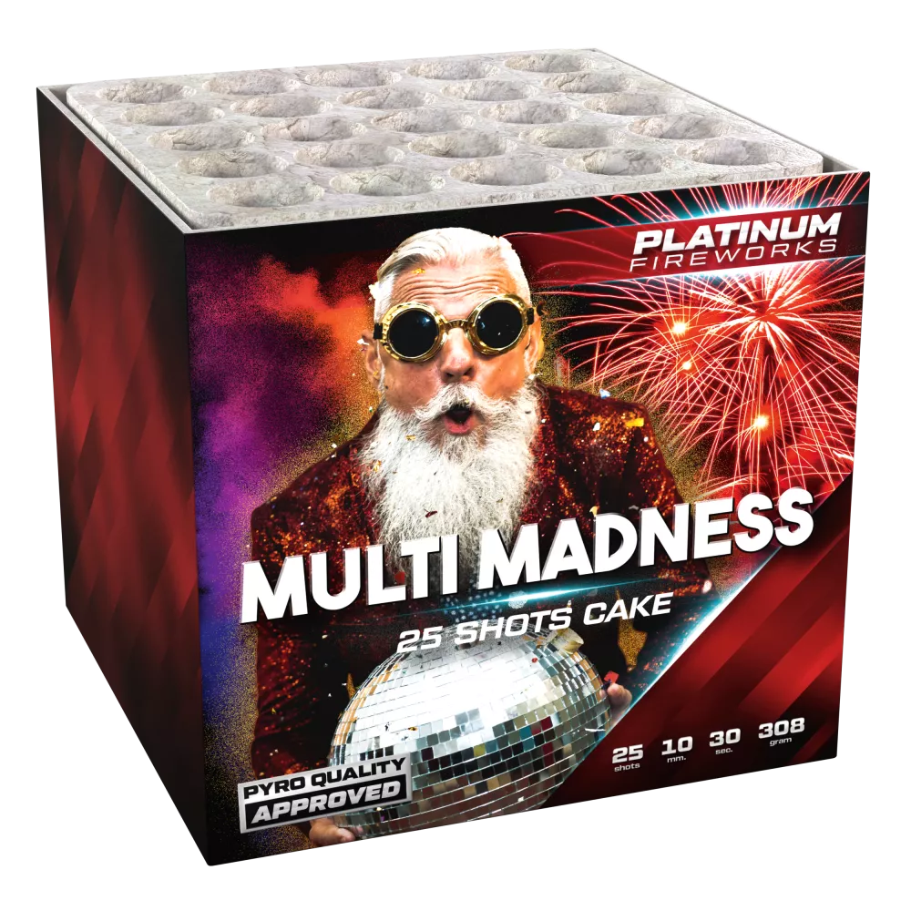 Multi Madness - 25 Shots - 25mm - HBL Fireworks