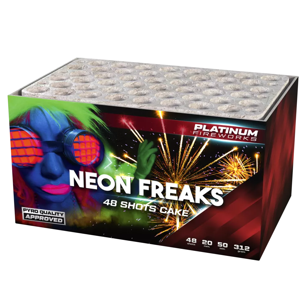 Neon Freaks - 48 Shots - 20MM - HBL Fireworks