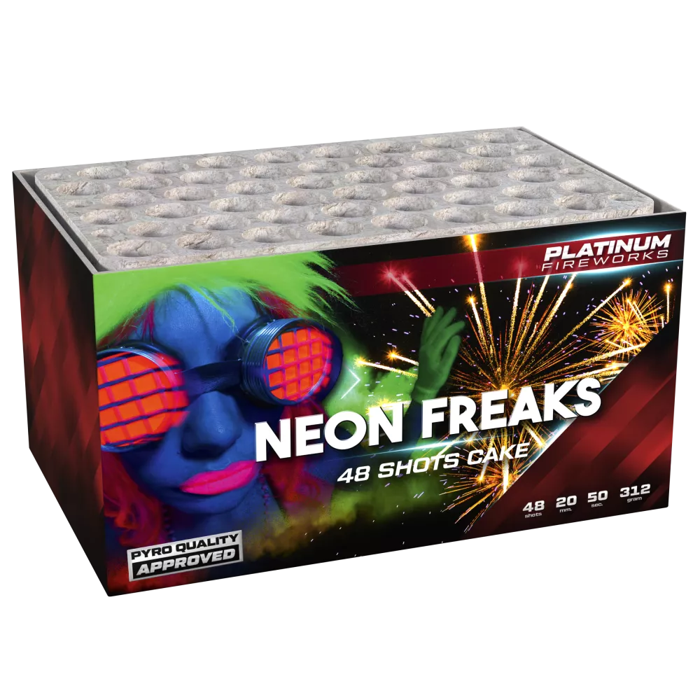 Neon Freaks - 48 Shots - 20MM - HBL Fireworks