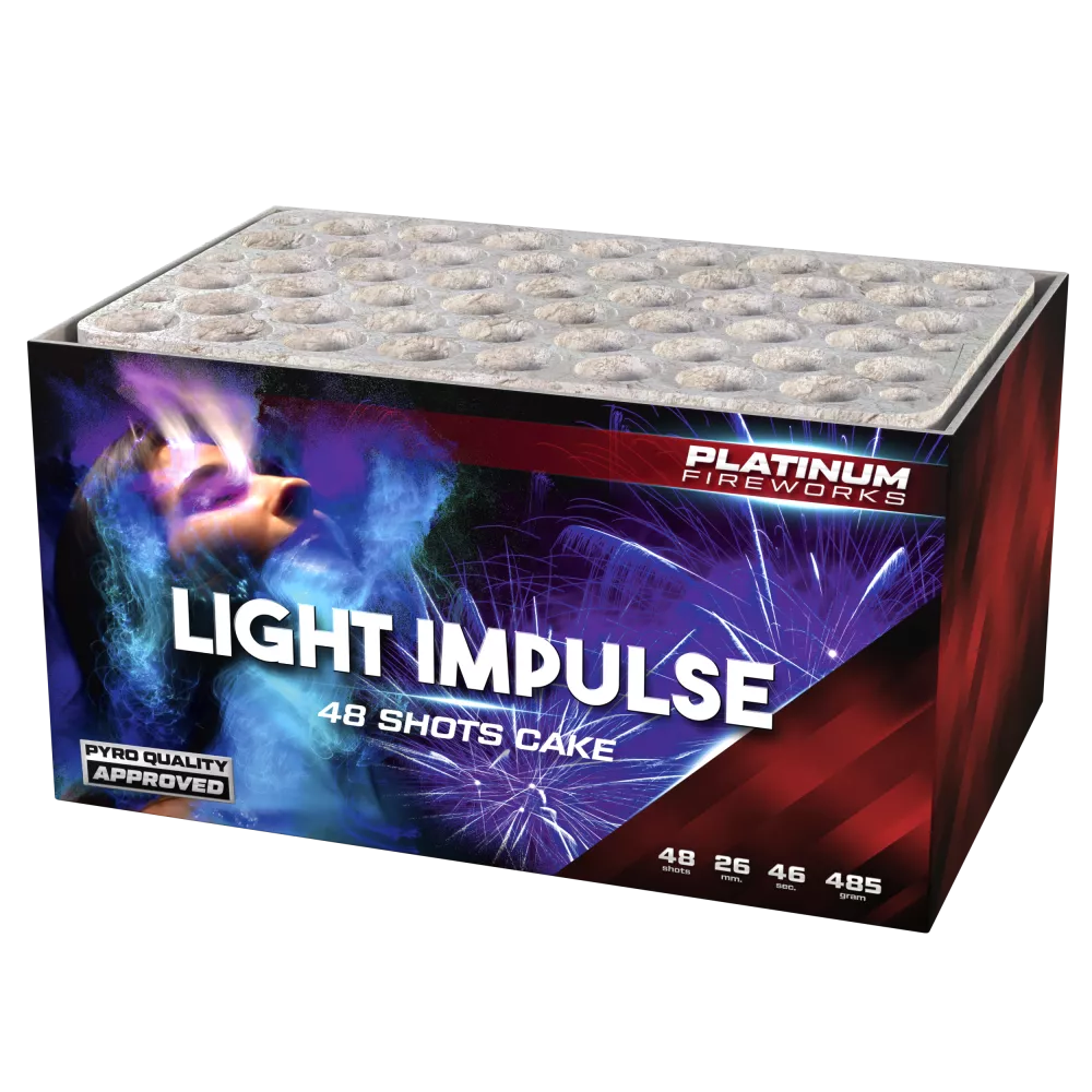 Light Impulse - 48 Shots - 26mm - HBL Fireworks