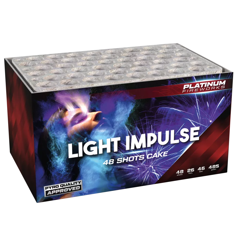 Light Impulse - 48 Shots - 26mm - HBL Fireworks