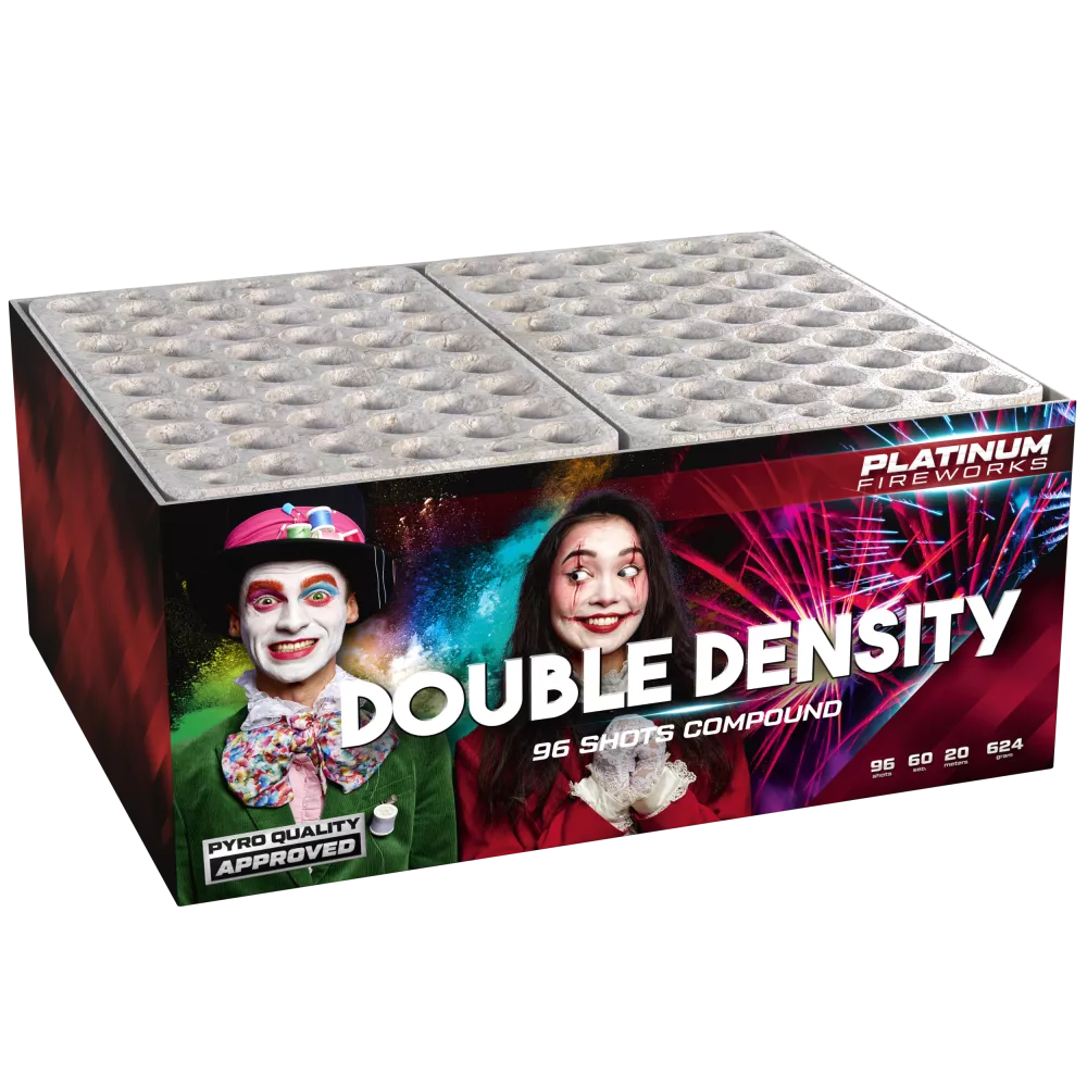 Double Density - 96 Shots - 20mm - HBL Fireworks