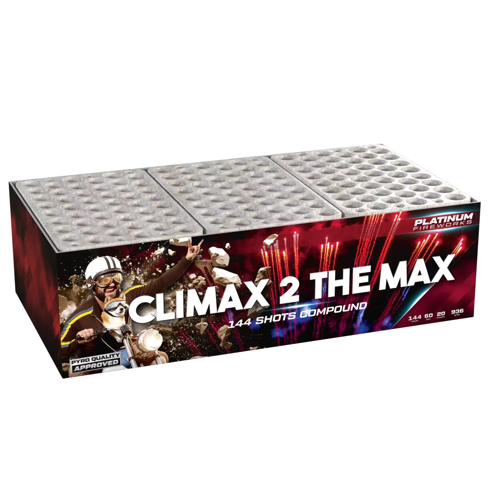 Climax 2 The Max - 144 Shots - 20mm - HBL Fireworks