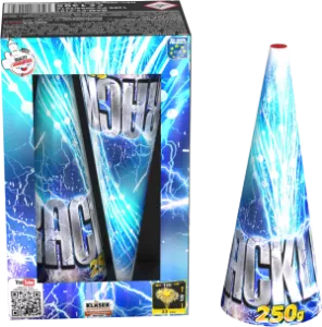 Silver Crackling Vulkan 250g - HBL Fireworks