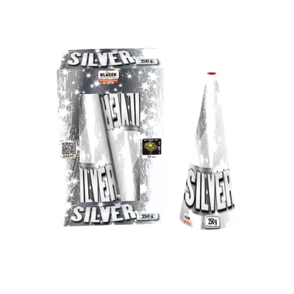 Silver Stars Vulkan 250g - HBL Fireworks