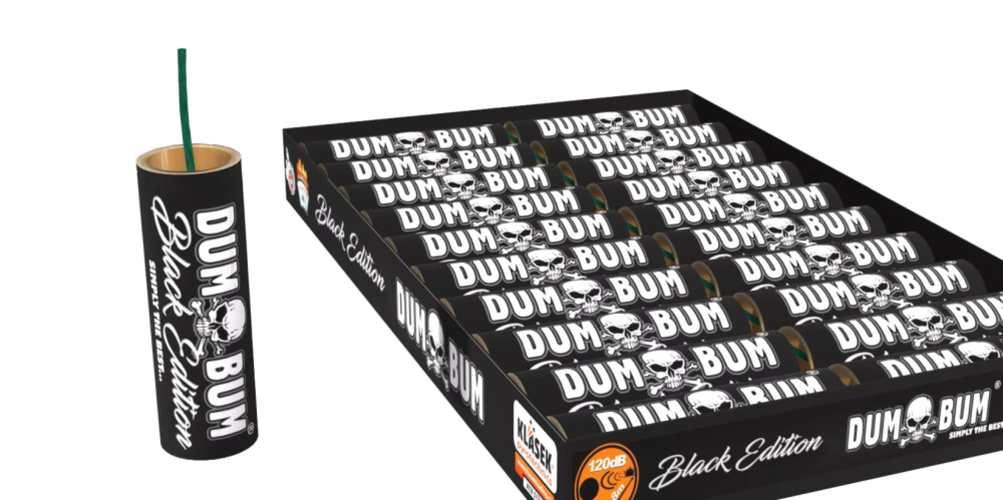 Dumbum Black Edition 120DB 20St - HBL Fireworks