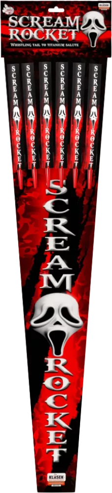 Scream Rocket  6St. - HBL Fireworks