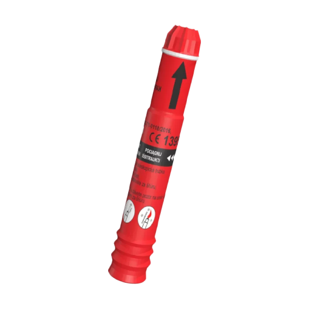 Rote Handfackel - HBL Fireworks