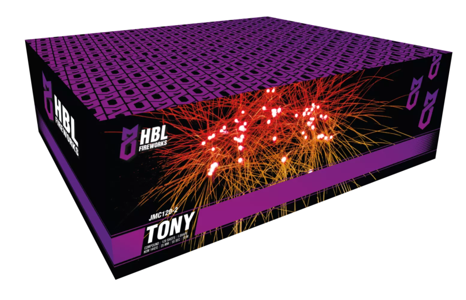 Tony - 240 Shots - 25MM - FVZ Shape - HBL Fireworks