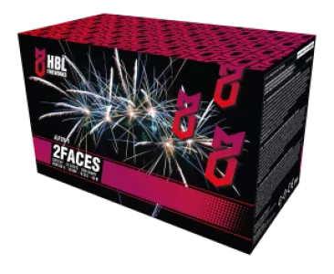 2Faces - 25 Shots - 30MM - HBL Fireworks