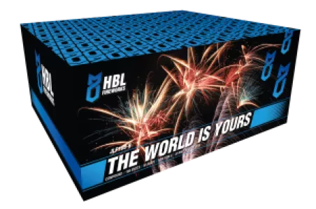 The World is Yours - 108 Shots - 30MM - W Shape - HBL Fireworks