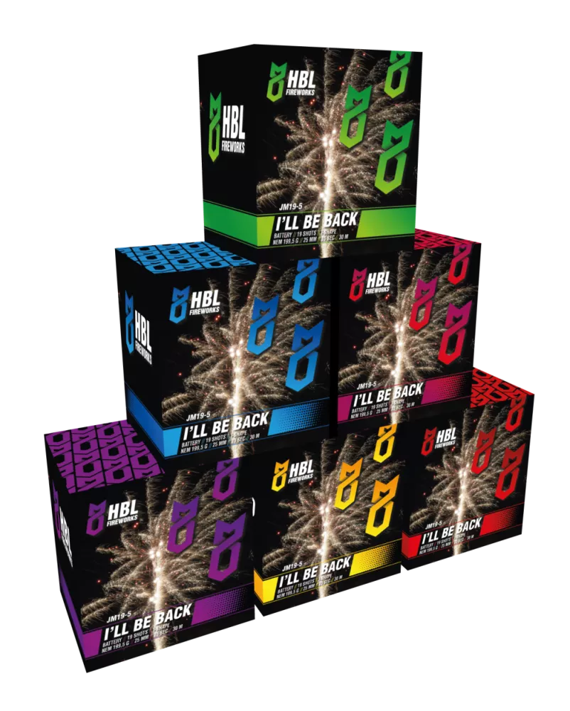 I'll be back 6Pcs. - HBL Fireworks