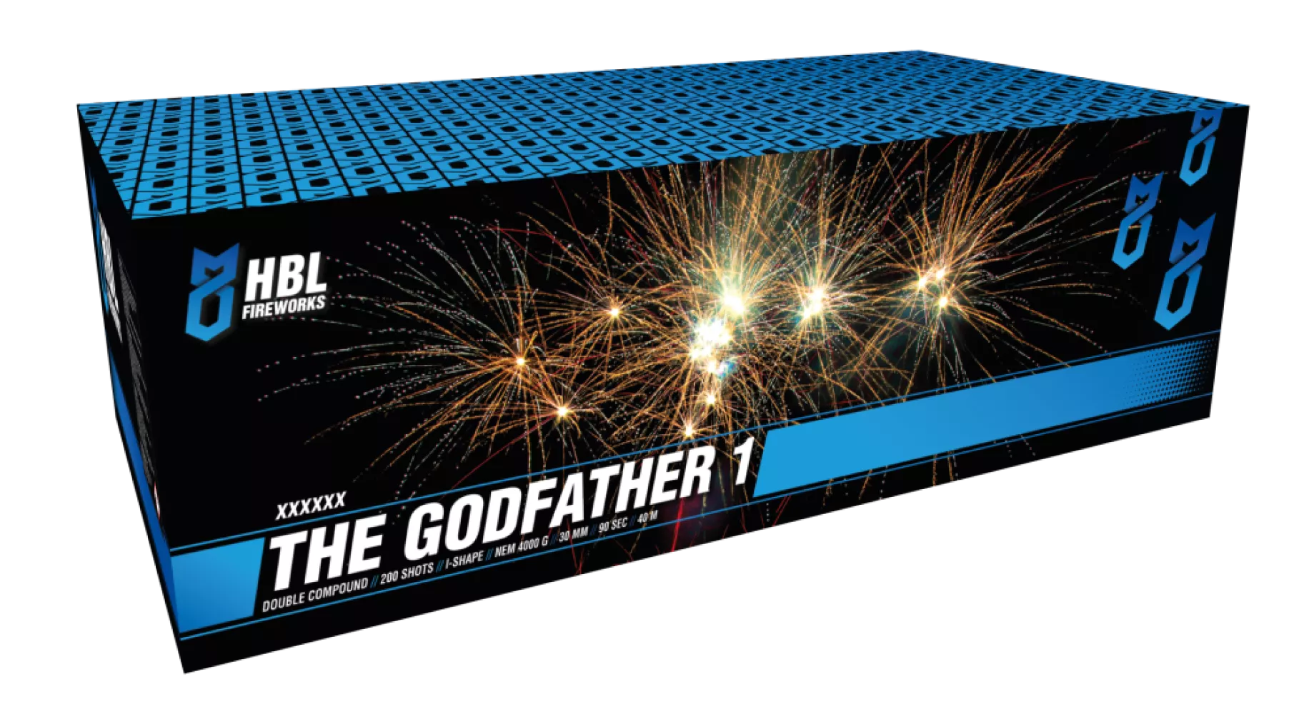 The Godfather 1 - 200 Shots - 30MM - HBL Fireworks