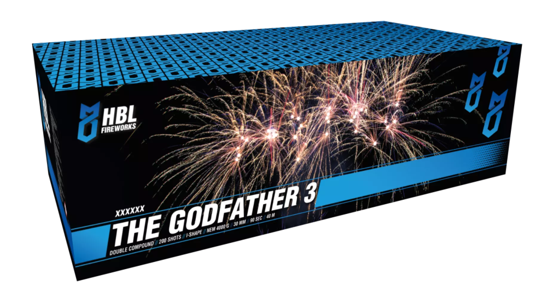 The Godfather 3 - 200 Shots - 30MM - HBL Fireworks