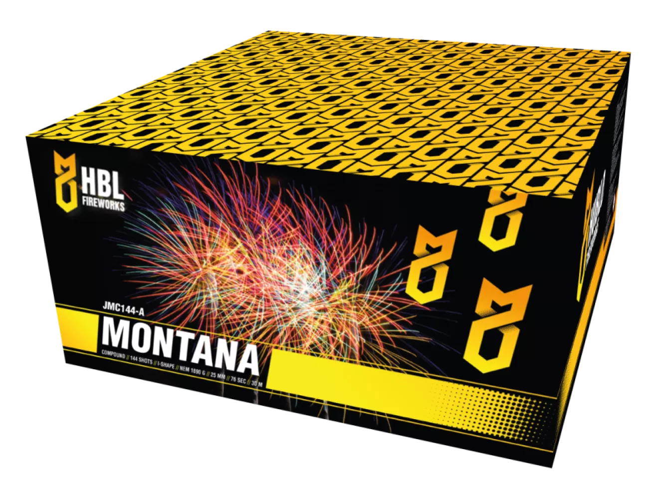Montana - 144 Shots - 25mm - HBL Fireworks