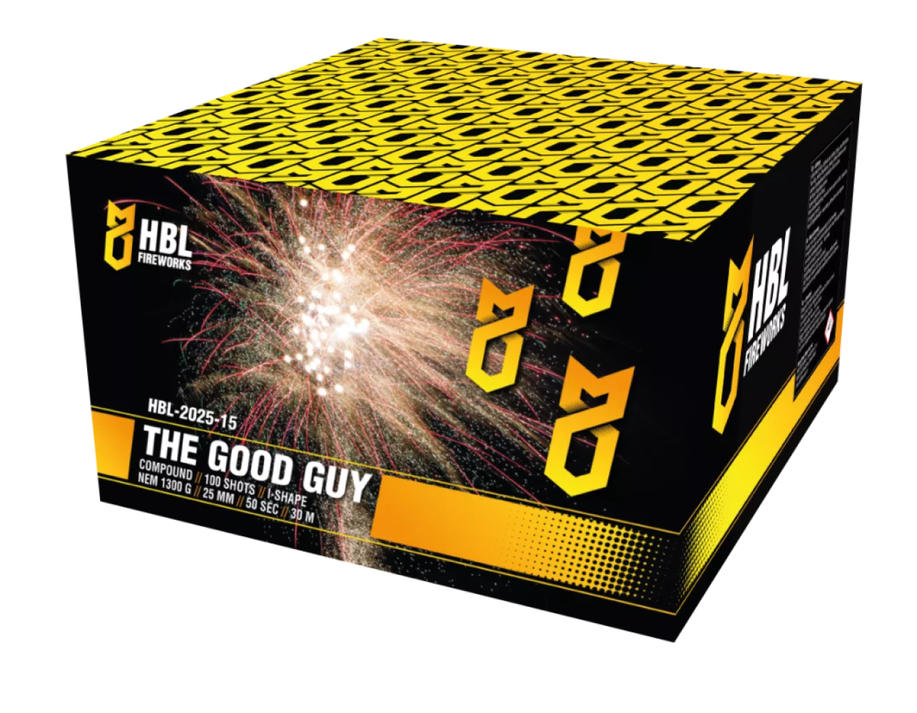 The Good Guy - 100 Shots - 25MM - I Shape - HBL Fireworks