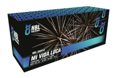 Mi Vida Loca - 75 Shots - 30MM - I-Shape - HBL Fireworks