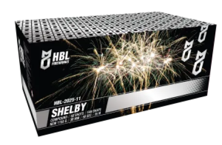 Shelby - 60 Shots - 30MM - Fan Shape - HBL Fireworks