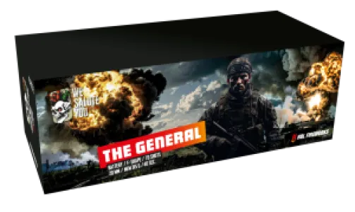 The General - 70 Shots - 20MM - Fan Shape - We Salute You - HBL Fireworks