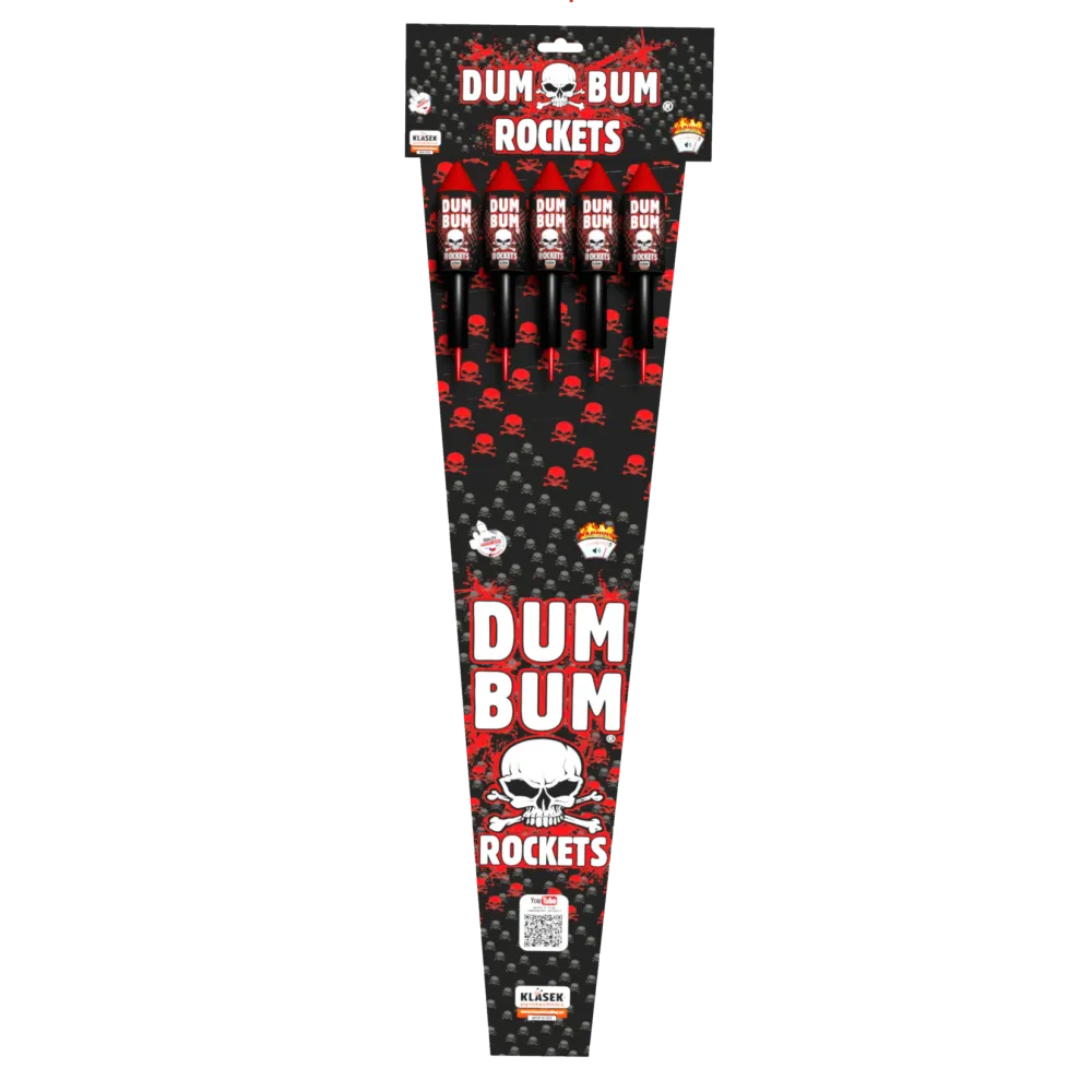Dumbum Rocket 5St. - HBL Fireworks