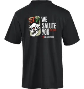 T-Shirt We Salute You by HBL - HBL Fireworks