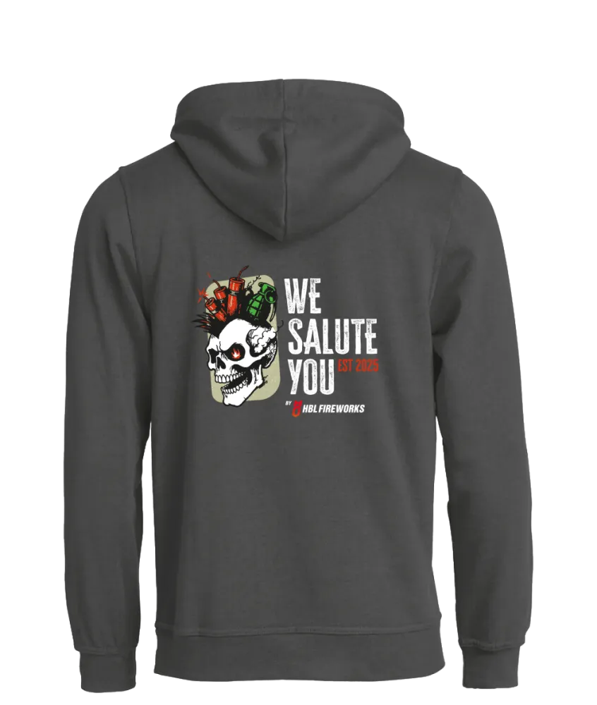 Hoodie We Salute You by HBL - HBL Fireworks